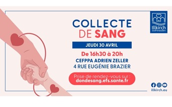 DON DU SANG A ILLKIRCH LE 30 AVRIL 2026